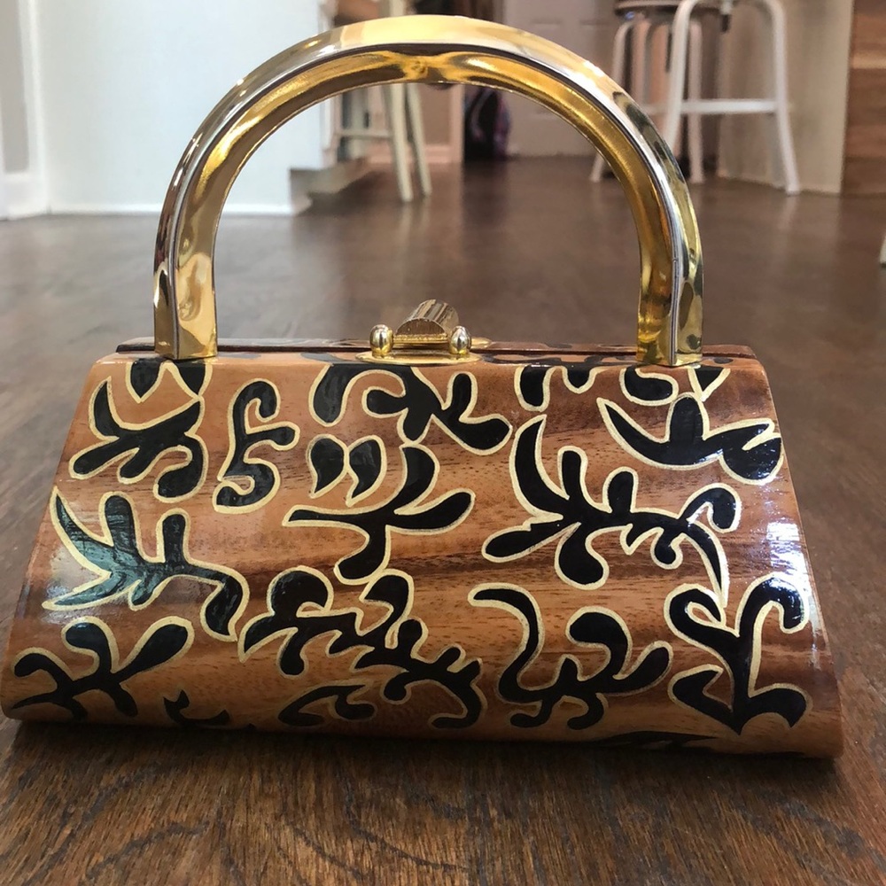 Rare Timmy Woods painted clutch